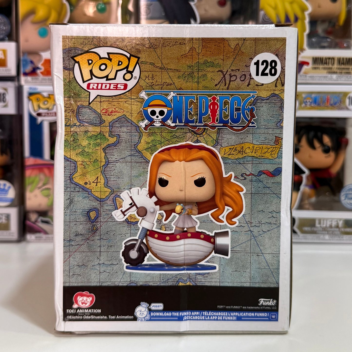 Funko Pop! Rides Deluxe Nami with White Hobby Horse #128