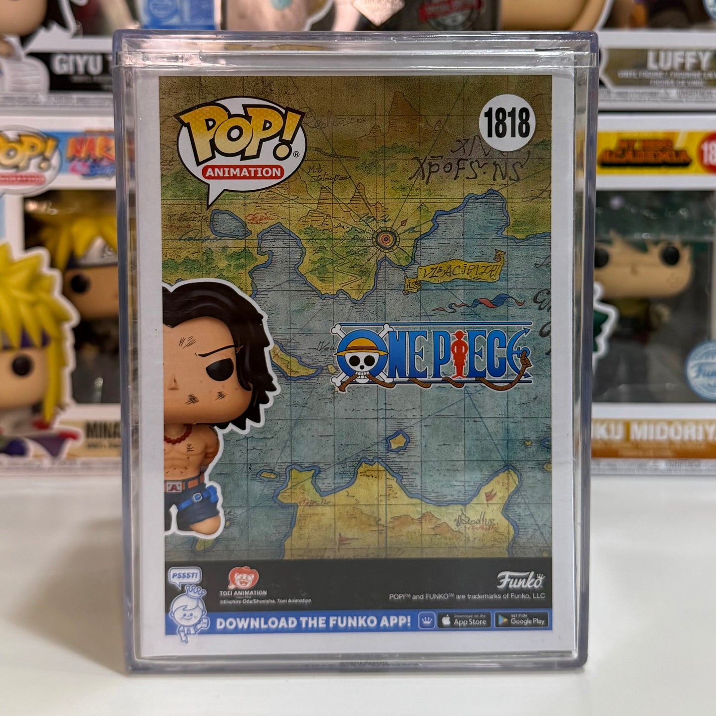 Funko Pop! Portgas D. Ace (Execution) with Pop! Protector #1818