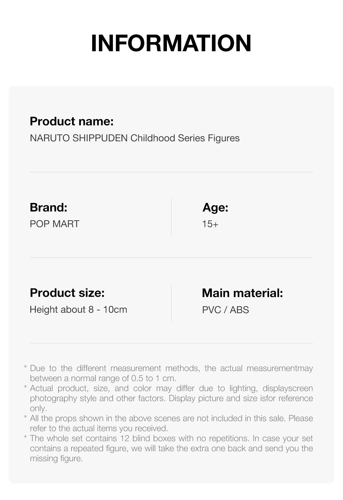 Naruto Shippuden Childhood Series Figures - Blind Box POPMART