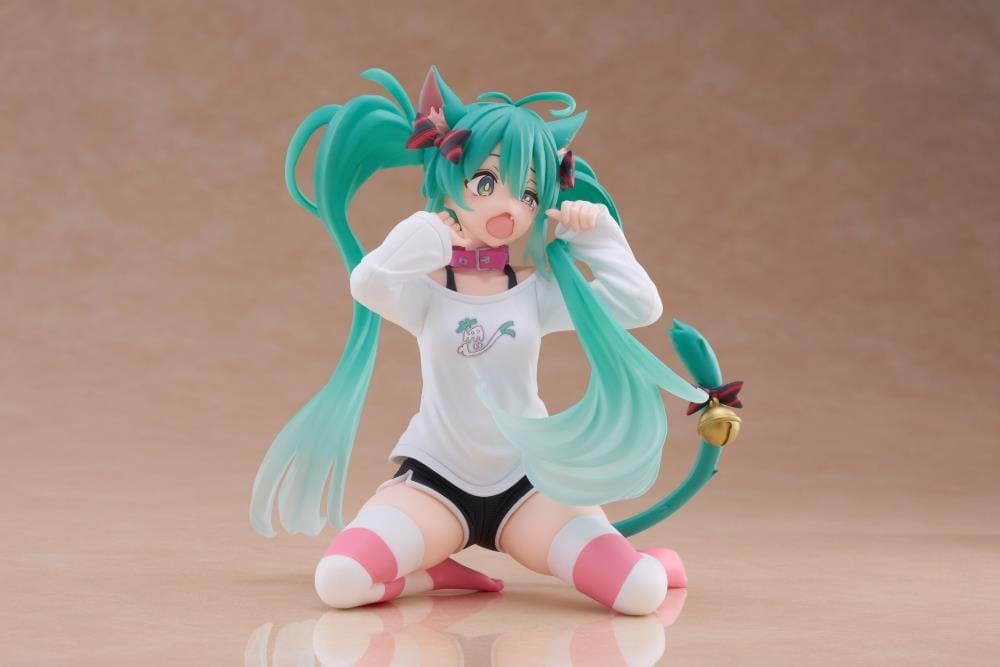 Hatsune Miku Vocaloid Desktop Cute Hatsune Miku (Nekomimi T-Shirt Ver.)
