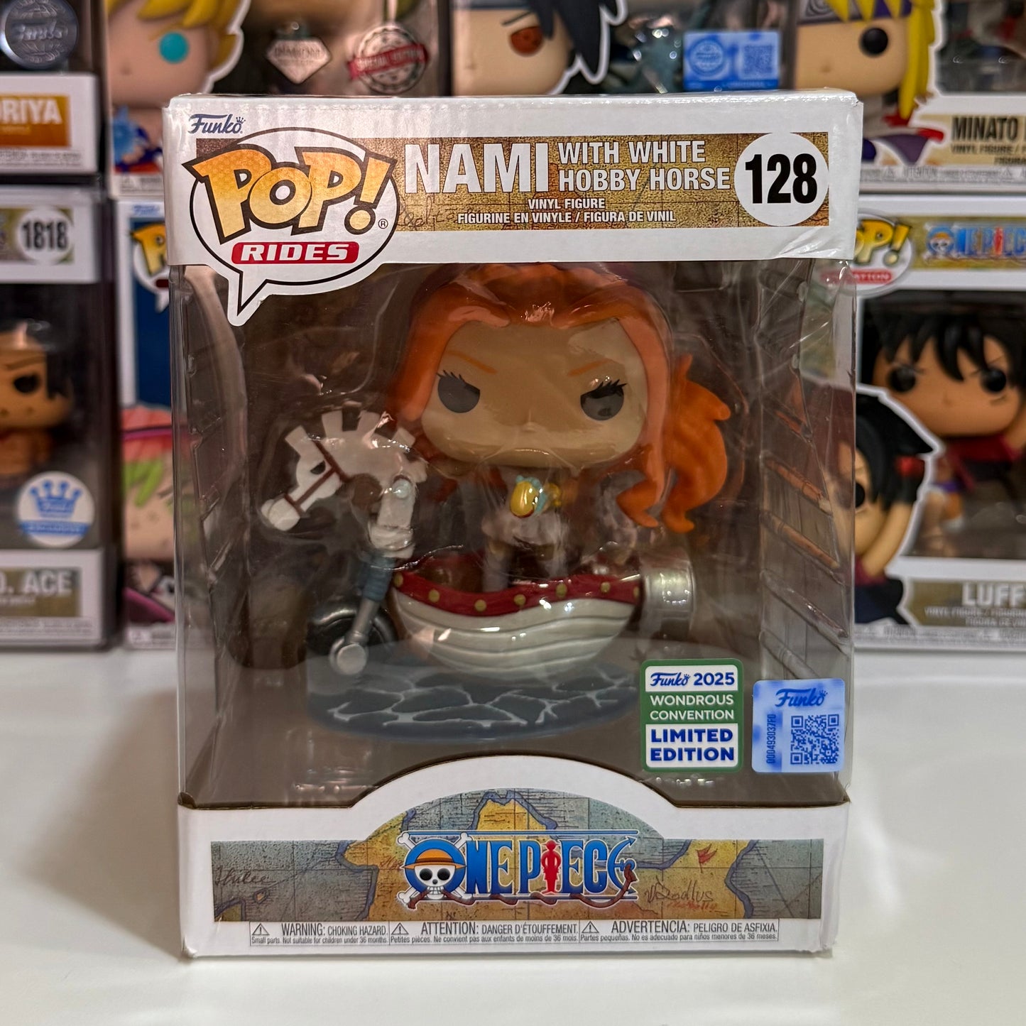 Funko Pop! Rides Deluxe Nami with White Hobby Horse #128