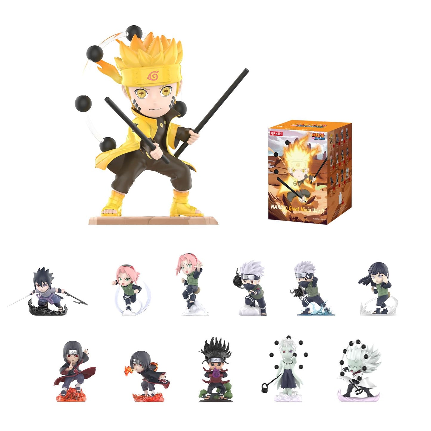 NARUTO Ninkai Taisen Series Figures #POPMART