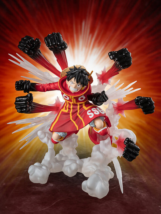 BANDAI One Piece Figuarts ZERO - Monkey D. Luffy Gum-Gum Hawk Gatling
