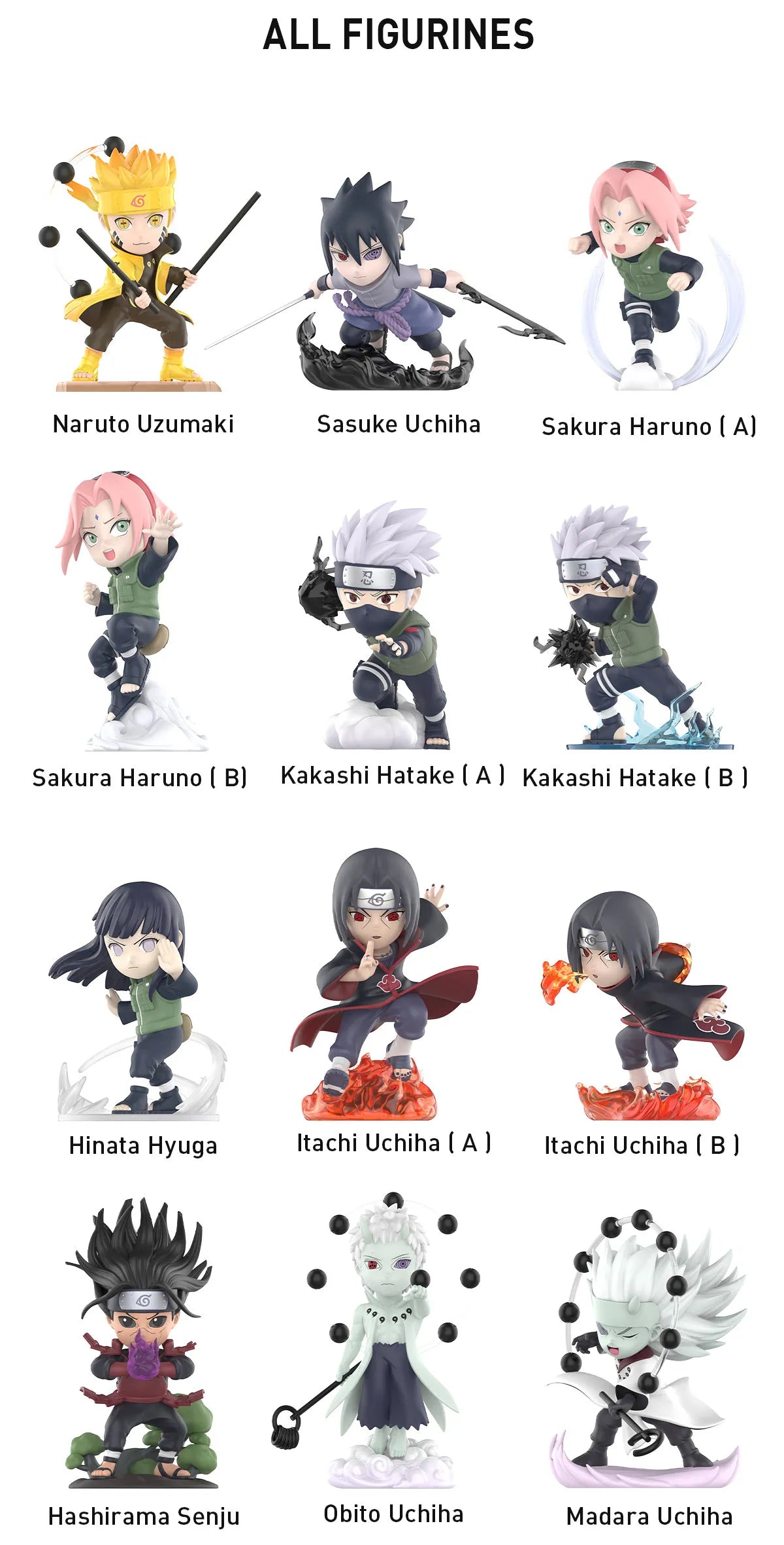 NARUTO Ninkai Taisen Series Figures #POPMART