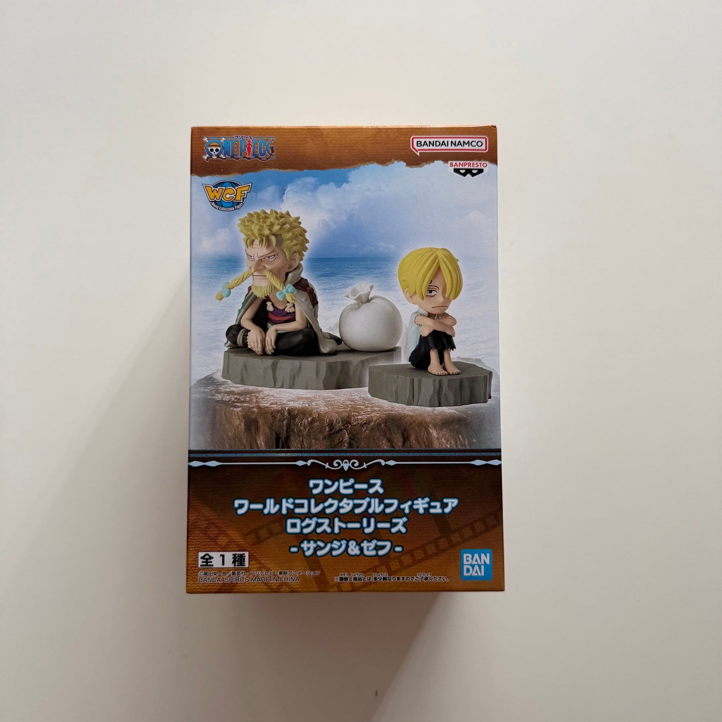 BANDAI One Piece World Collectable Figure Log Stories Sanji & Zeff