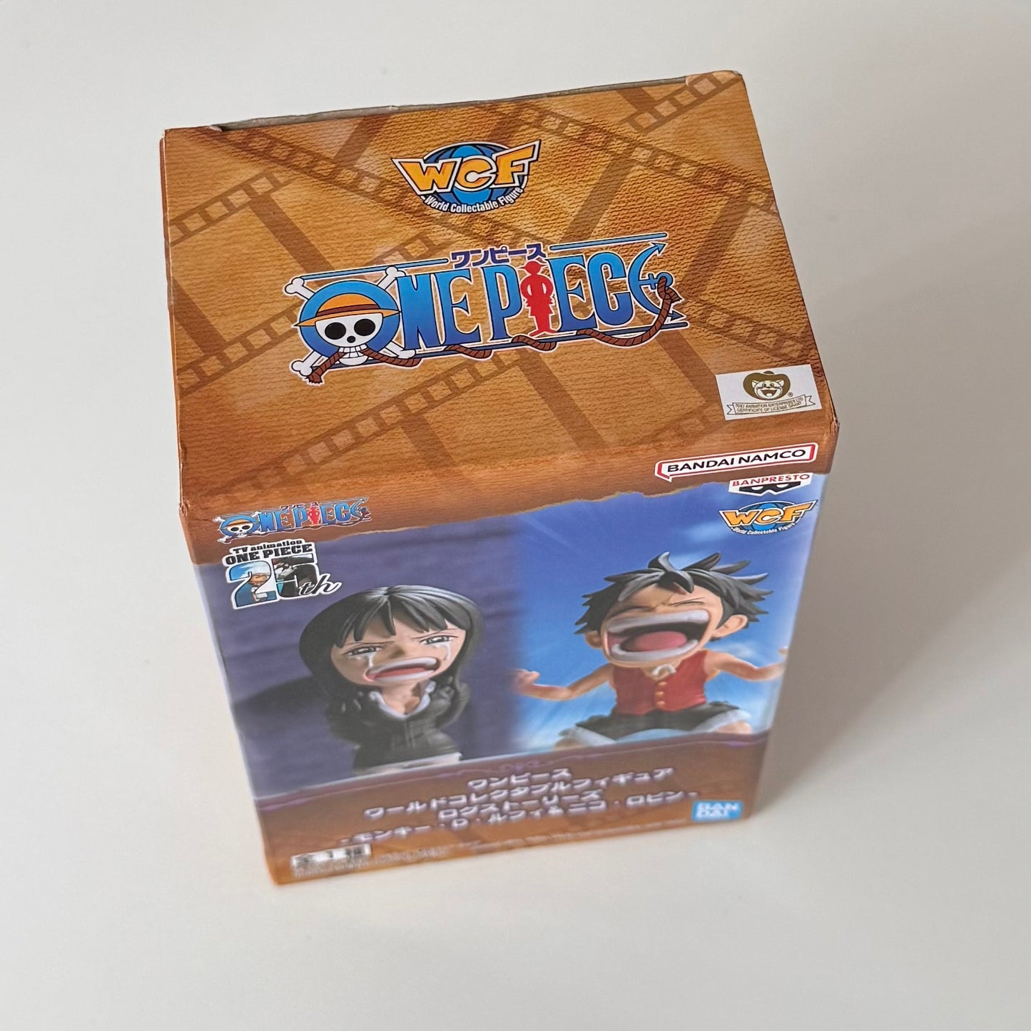 BANDAI One Piece World Collectable Figure Log Stories Monkey D. Luffy & Nico Robin