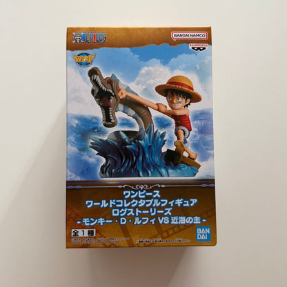 BANDAI One Piece World Collectable Figure Log Stories Monkey D. Luffy Vs Sea Monster