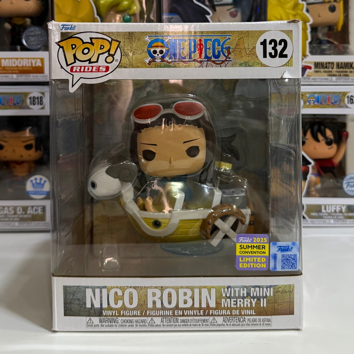 Funko Pop! Rides Deluxe Nico Robin with Mini Merry II #132
