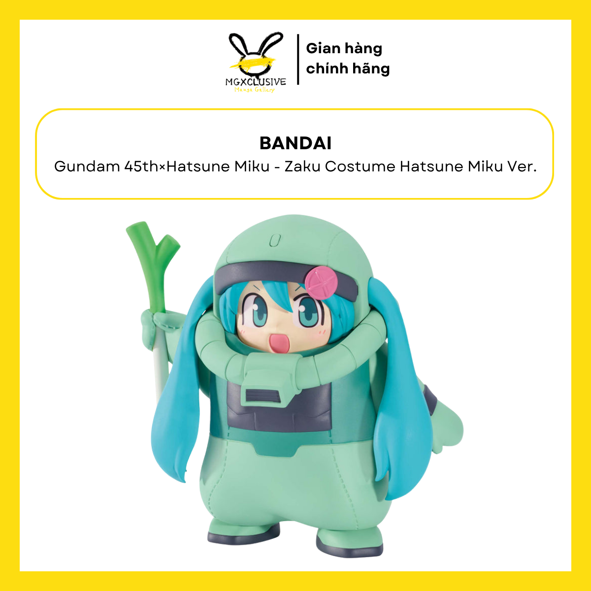 Gundam 45th × Hatsune Miku Figure Zaku Costume Hatsune Miku Ver.