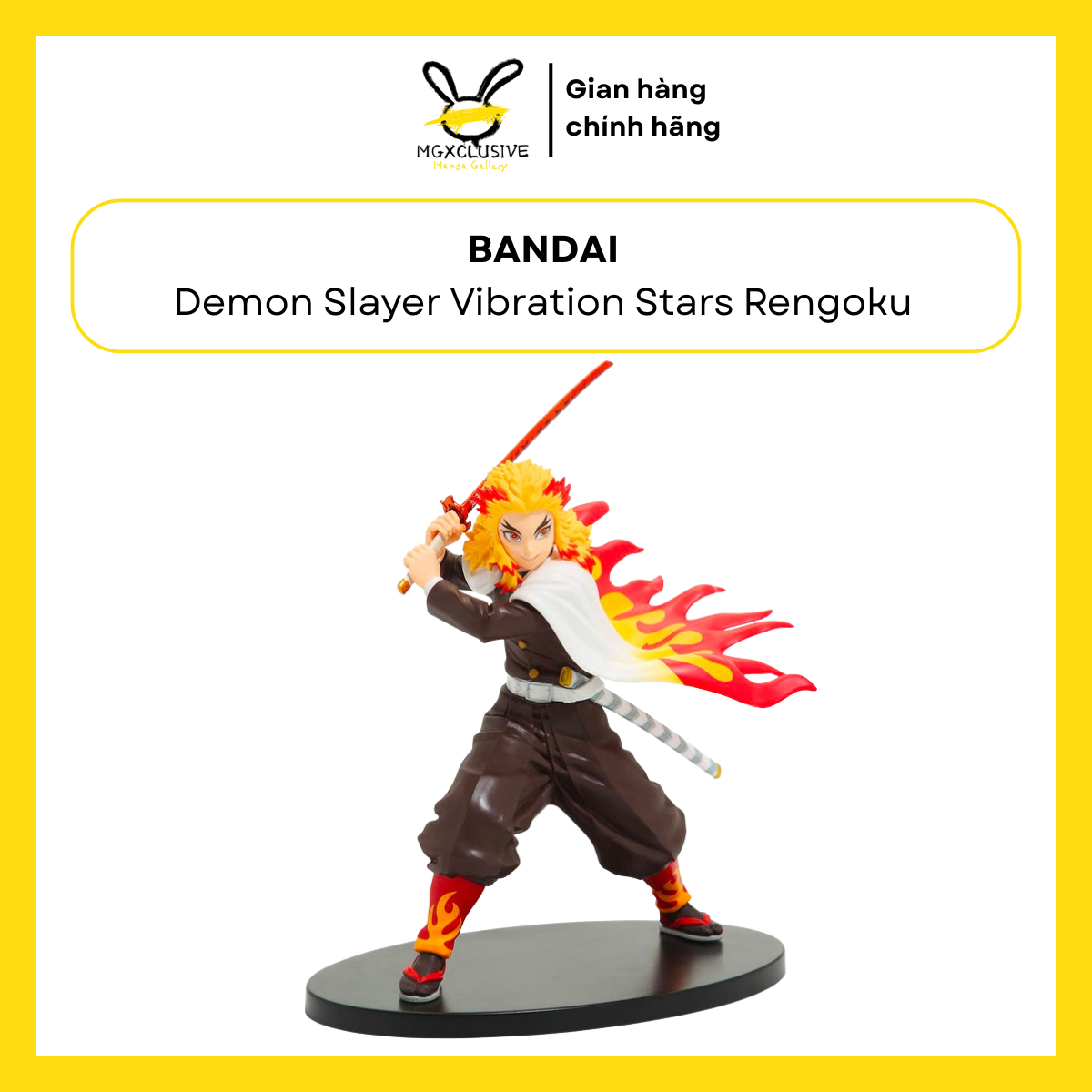 Demon Slayer: Kimetsu No Yaiba  Vibration Stars Kyojuro Rengoku Ver. B Figure