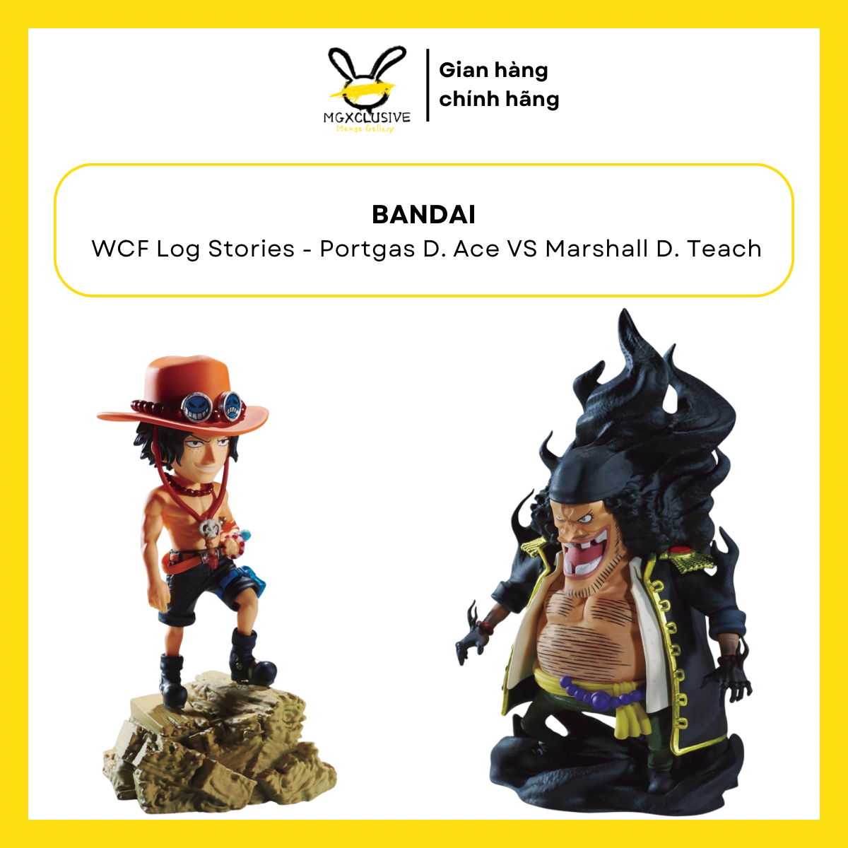 One Piece World Collectible Figures Log Stories Portgas D. Ace VS Marshall D. Teach