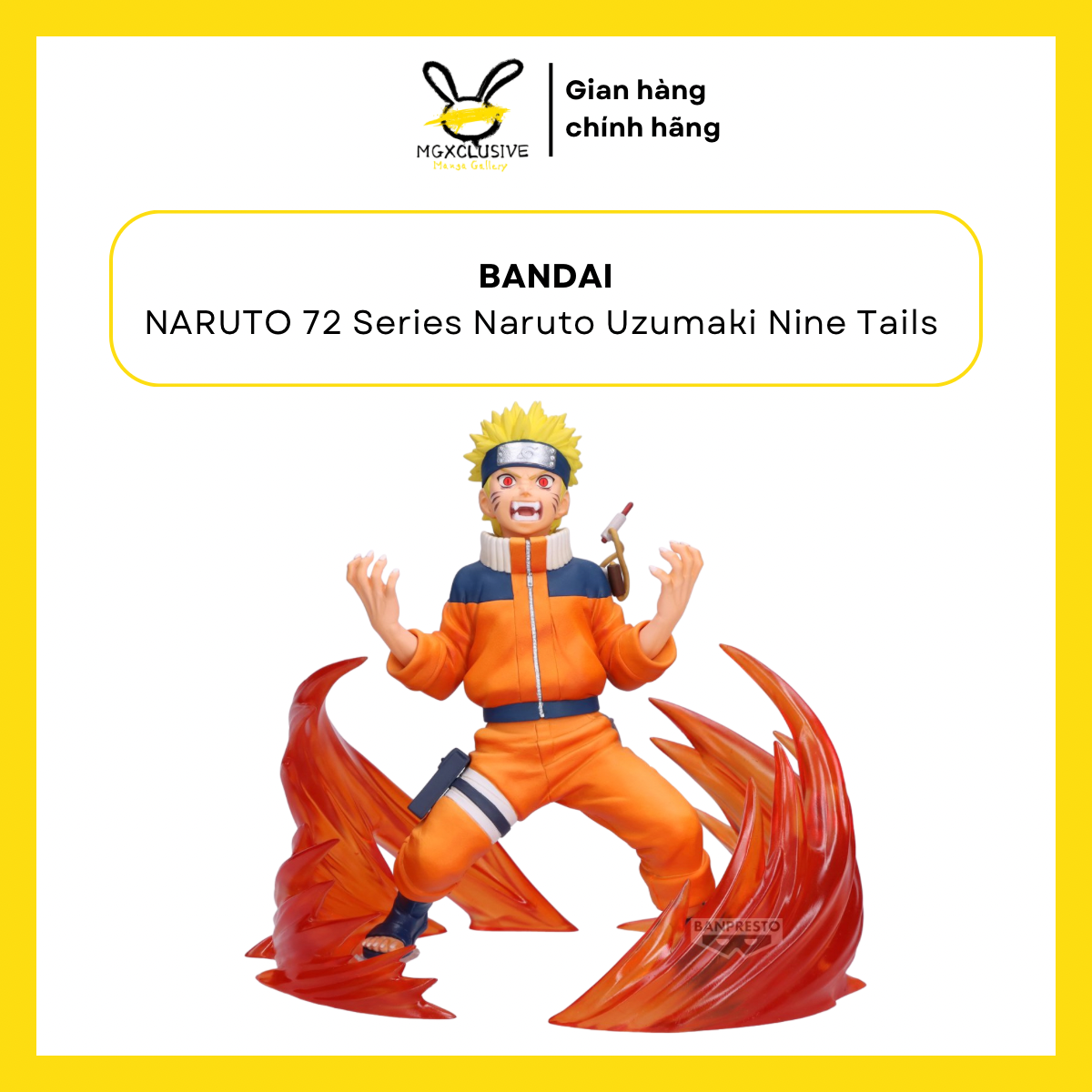 Naruto Shippuden Vibration Stars NARUTO 72 Series Naruto Uzumaki Nine Tails