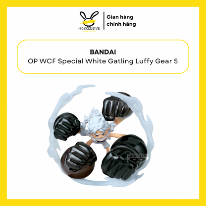 One Piece World Collectible Figure Special White Gatling Monkey D. Luffy Gear 5