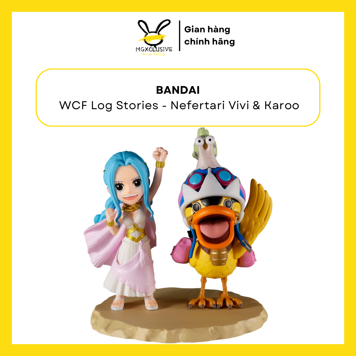 One Piece World Collectible Figures Log Stories Nefertari Vivi & Karoo