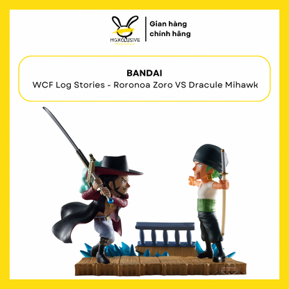 One Piece World Collectible Figures Log Stories Roronoa Zoro VS Dracule Mihawk