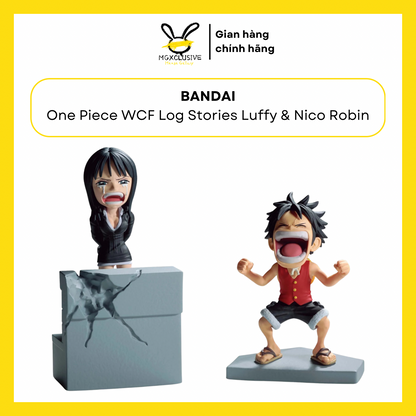 One Piece World Collectable Figure Log Stories Monkey D. Luffy & Nico Robin