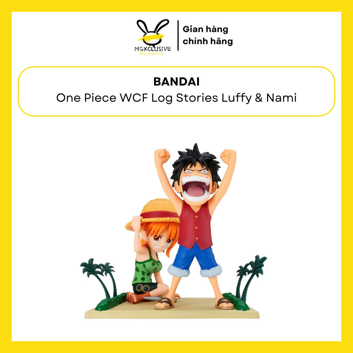 One Piece World Collectable Figure Log Stories Monkey D. Luffy & Nami