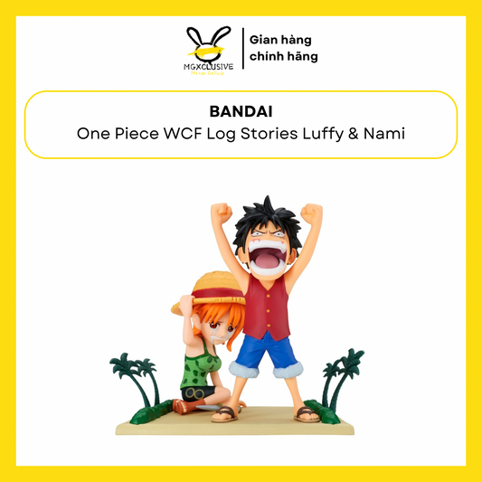 One Piece World Collectable Figure Log Stories Monkey D. Luffy & Nami