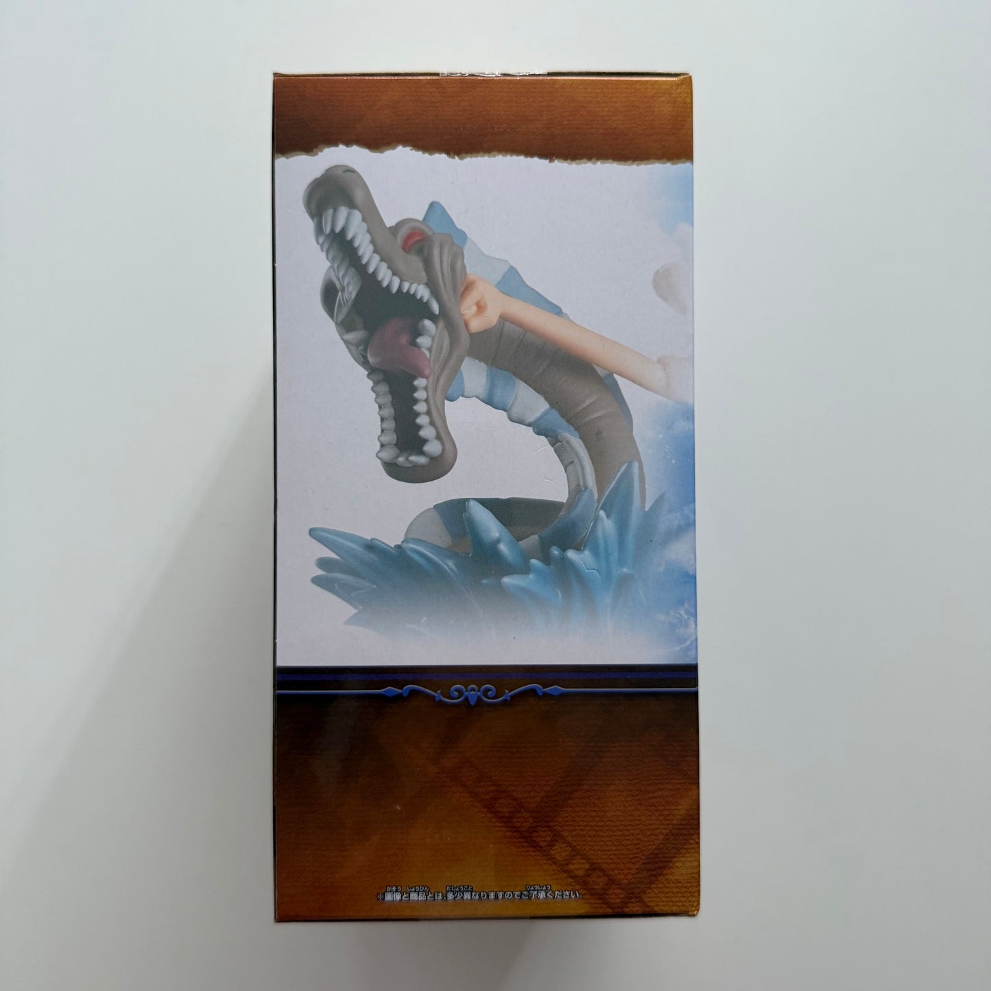 BANDAI One Piece World Collectable Figure Log Stories Monkey D. Luffy Vs Sea Monster