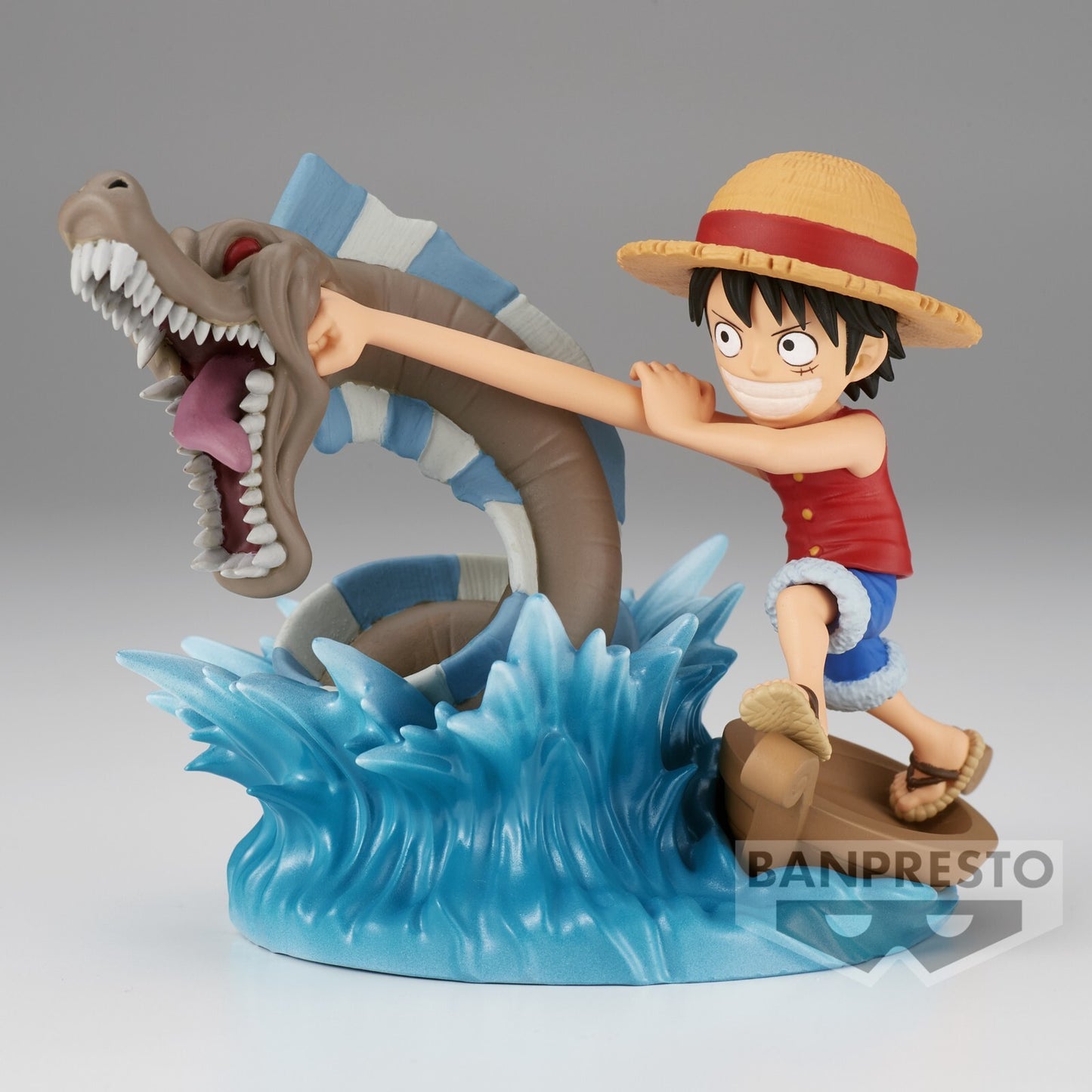 One Piece World Collectable Figure Log Stories Monkey D. Luffy Vs Sea Monster