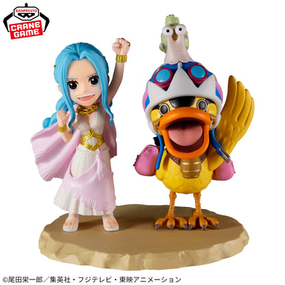 One Piece World Collectible Figures Log Stories Nefertari Vivi & Karoo