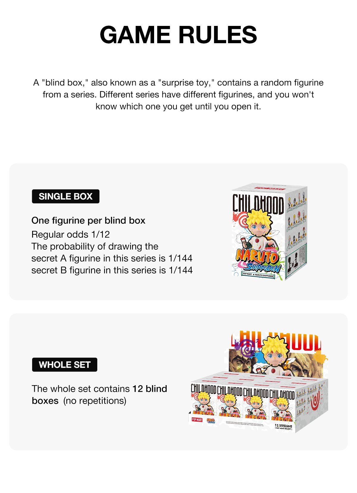 Naruto Shippuden Childhood Series Figures - Blind Box POPMART