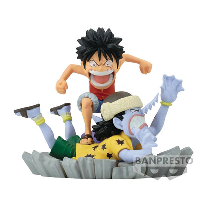 BANDAI One Piece World Collectable Figure Log Stories Monkey D. Luffy vs. Arlong