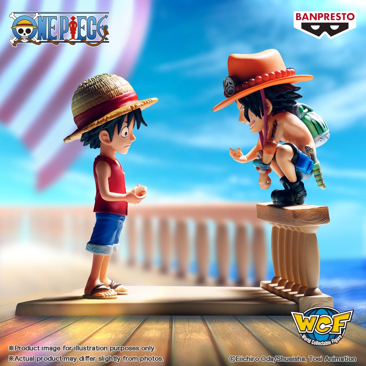 One Piece World Collectible Figure Luffy & Ace